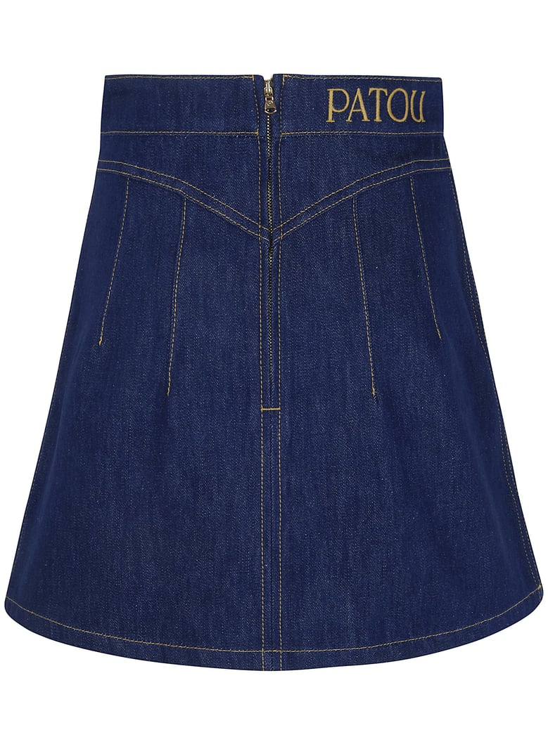 a line mini skirt by Selfnex