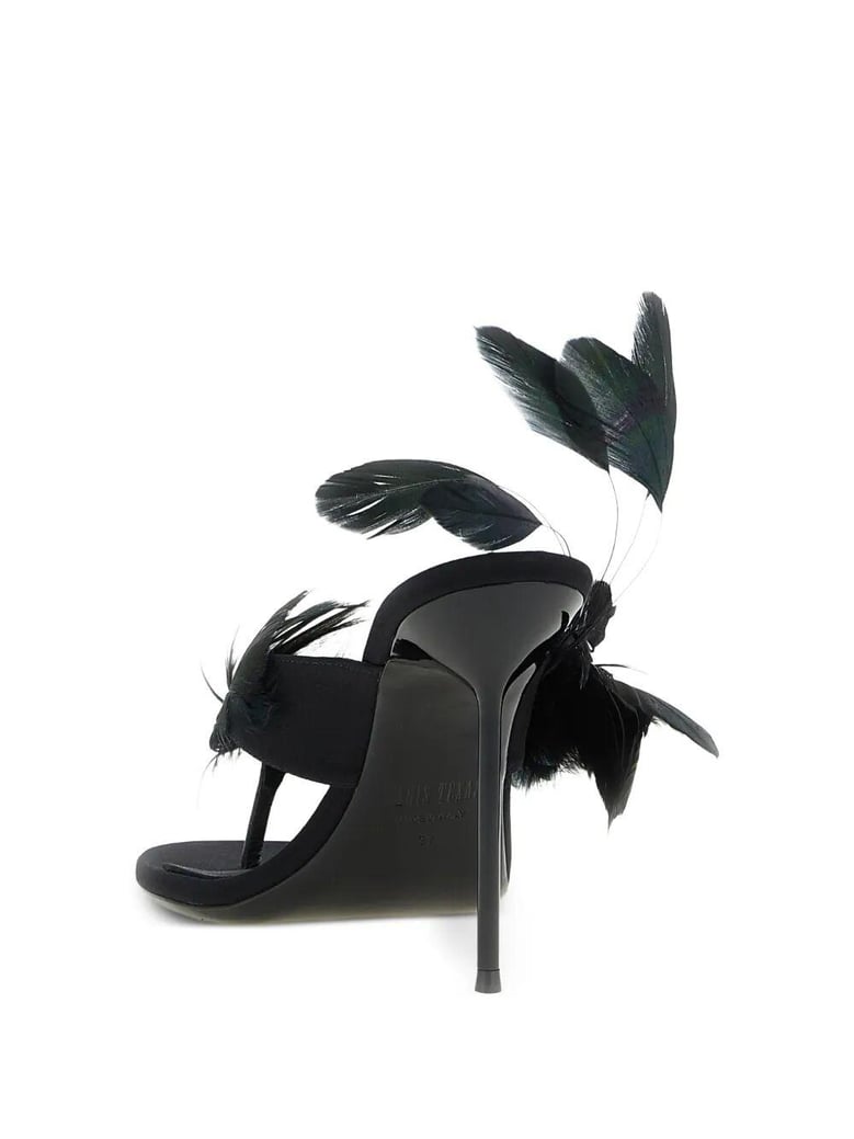 lidia feather thong mule t 105 by Selfnex