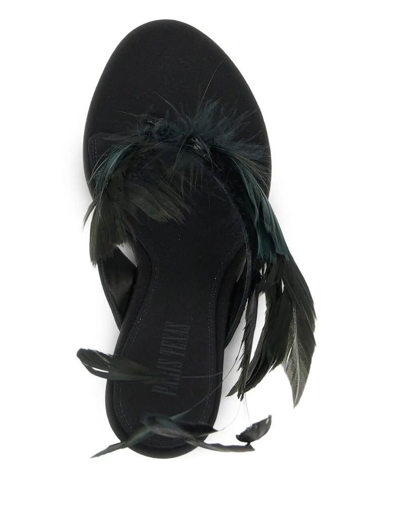lidia feather thong mule t 105 by Selfnex