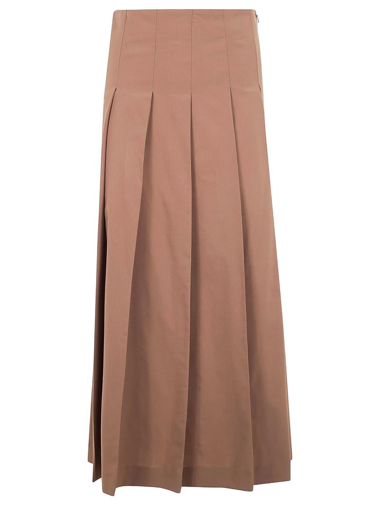 midi pleated skirt by Selfnex