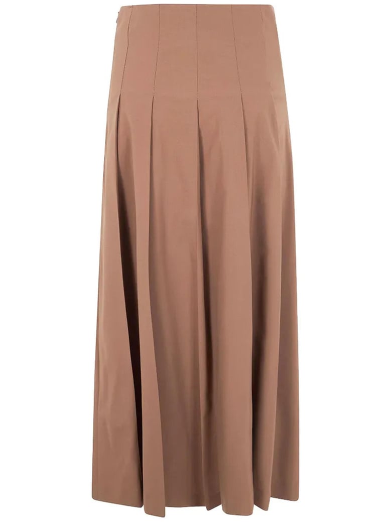 midi pleated skirt by Selfnex