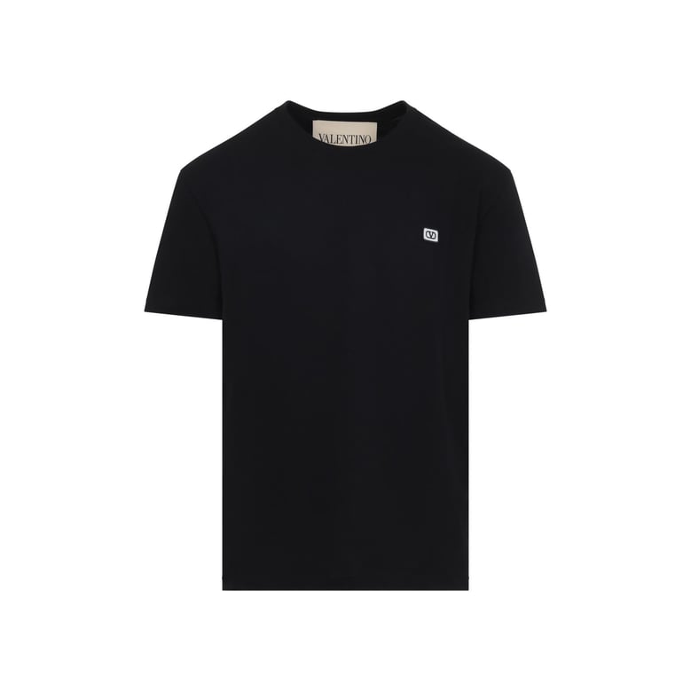 black cotton t-shirt by Selfnex
