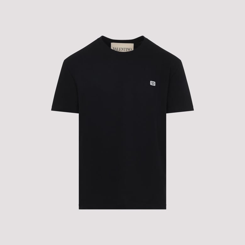 black cotton t-shirt by Selfnex