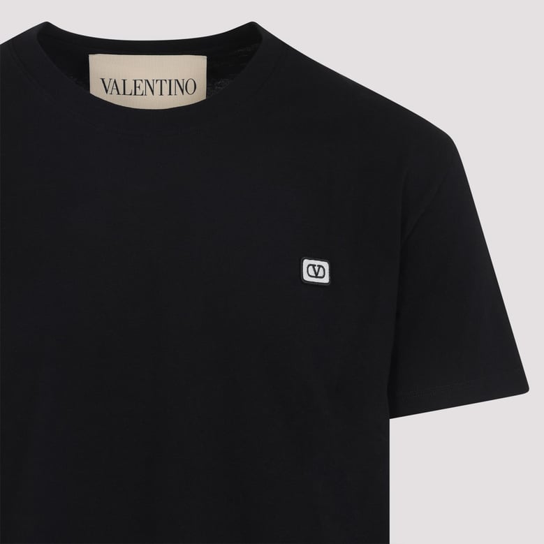 black cotton t-shirt by Selfnex