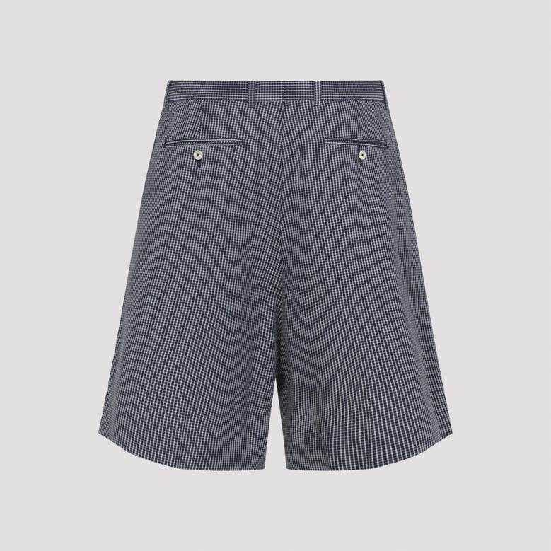 blue cotton shorts by Selfnex