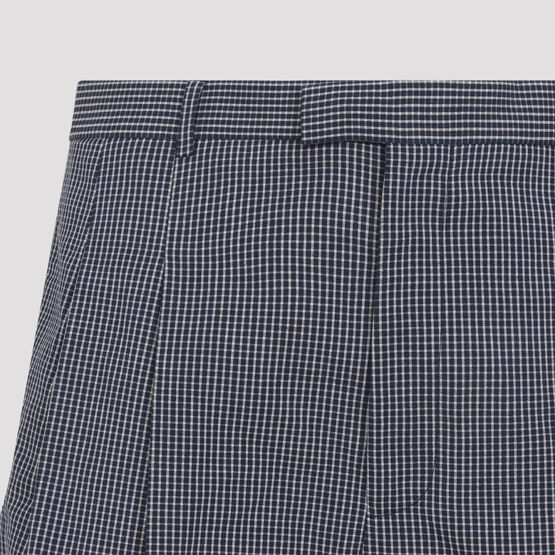blue cotton shorts by Selfnex