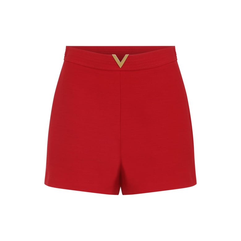red wool bermuda by Selfnex