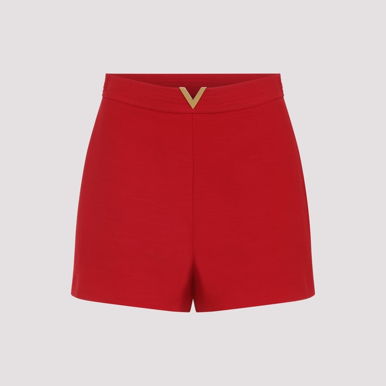 red wool bermuda by Selfnex