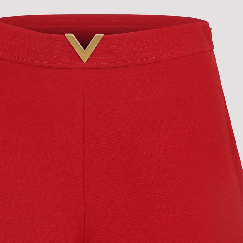 red wool bermuda by Selfnex