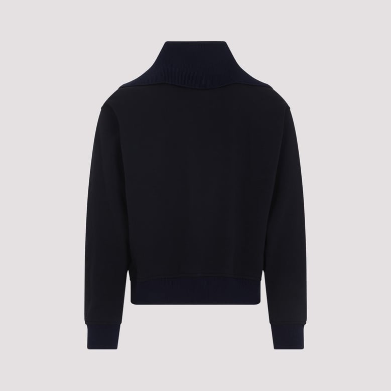 navy blue halfzip sweatshirt by Selfnex
