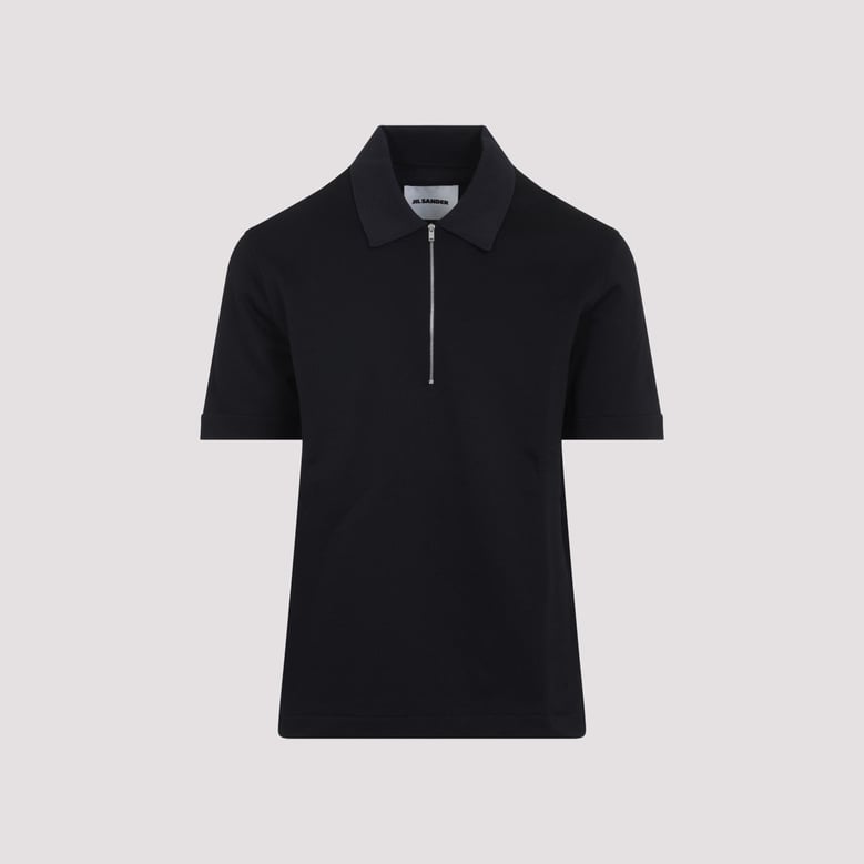 ss polo with knitted collar by Selfnex