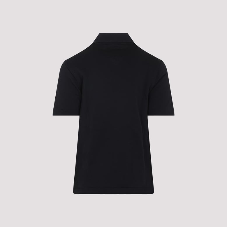 ss polo with knitted collar by Selfnex