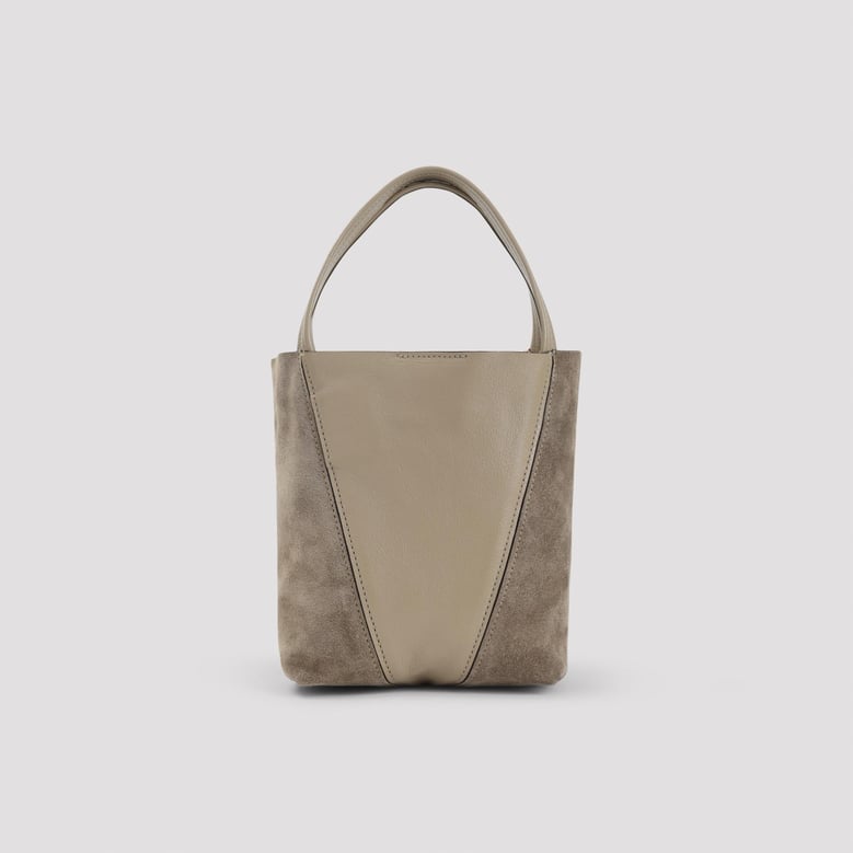 boyish brown buffalo leather spin bag by Selfnex