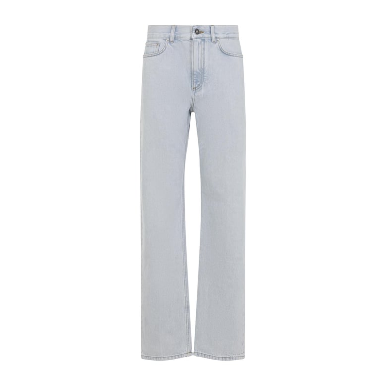 light blue cotton jeans by Selfnex
