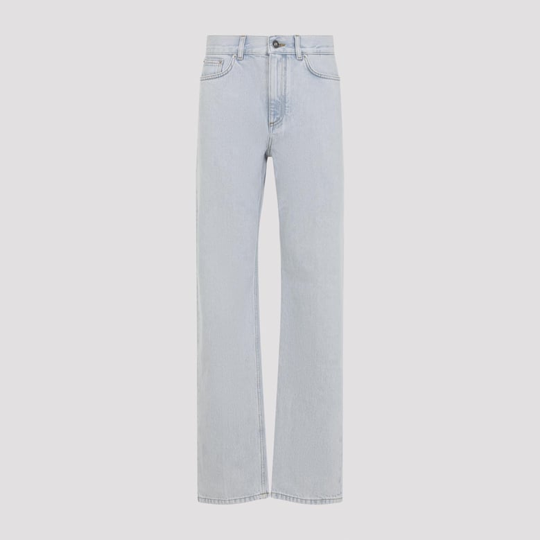 light blue cotton jeans by Selfnex