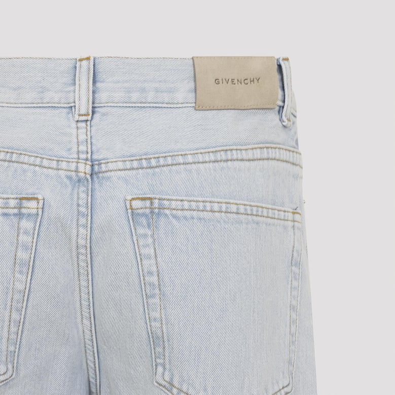 light blue cotton jeans by Selfnex