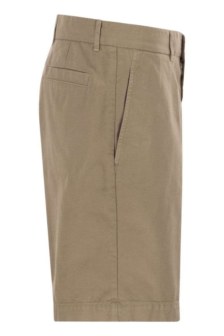 cotton gabardine bermuda shorts by Selfnex