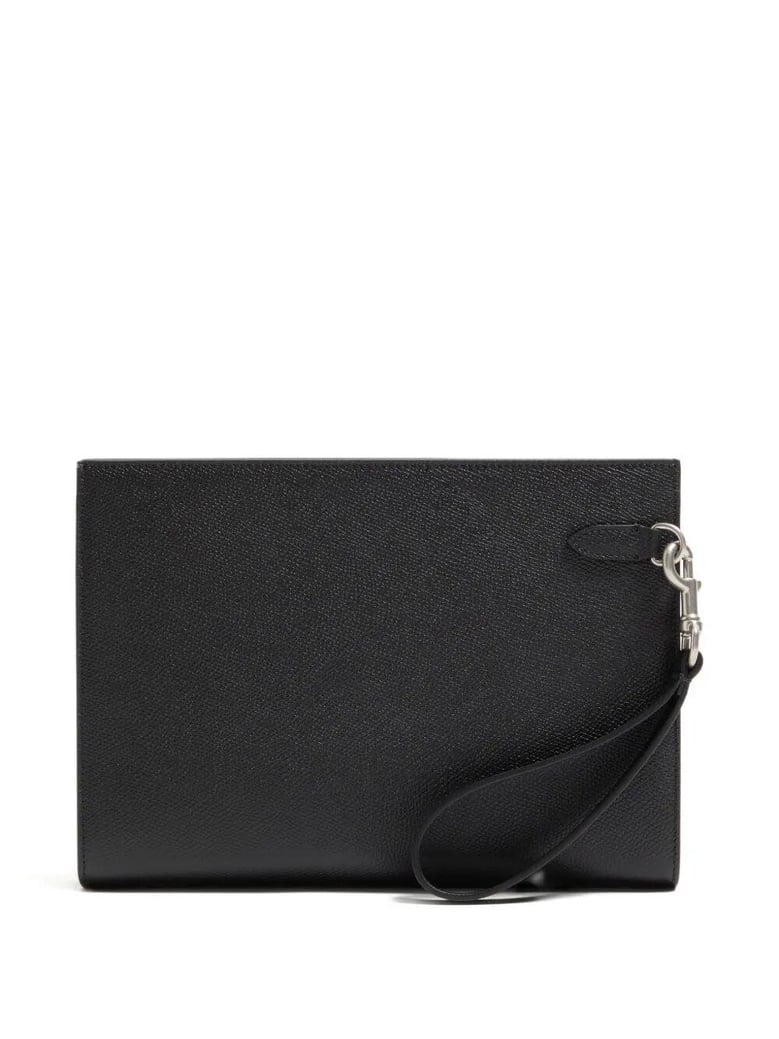 valentino garavani vlogo signature pouch in grained calfskin by Selfnex
