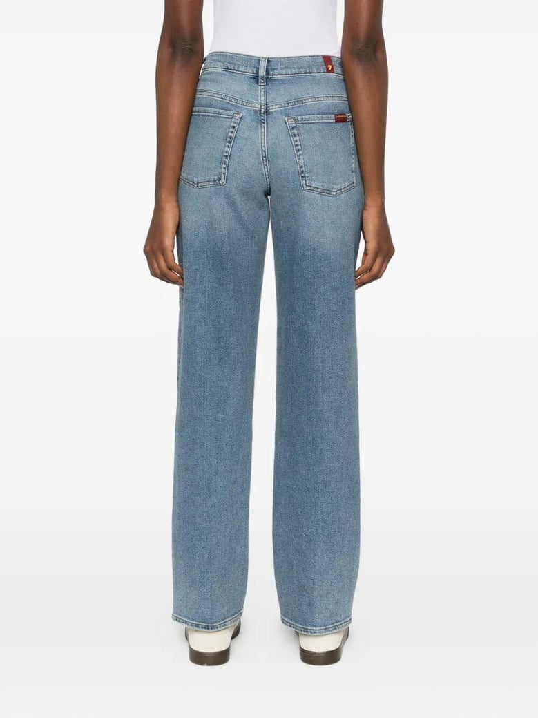 stovepipe oceanstone straight-leg jeans by Selfnex
