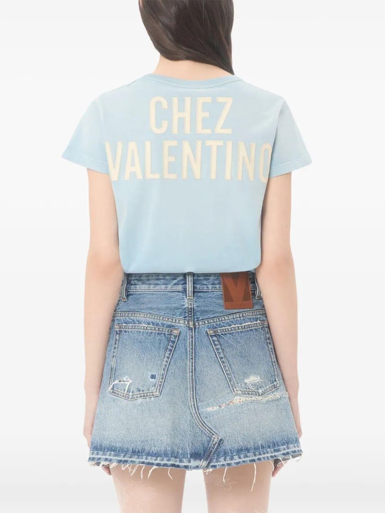 cotton print t-shirt by Selfnex