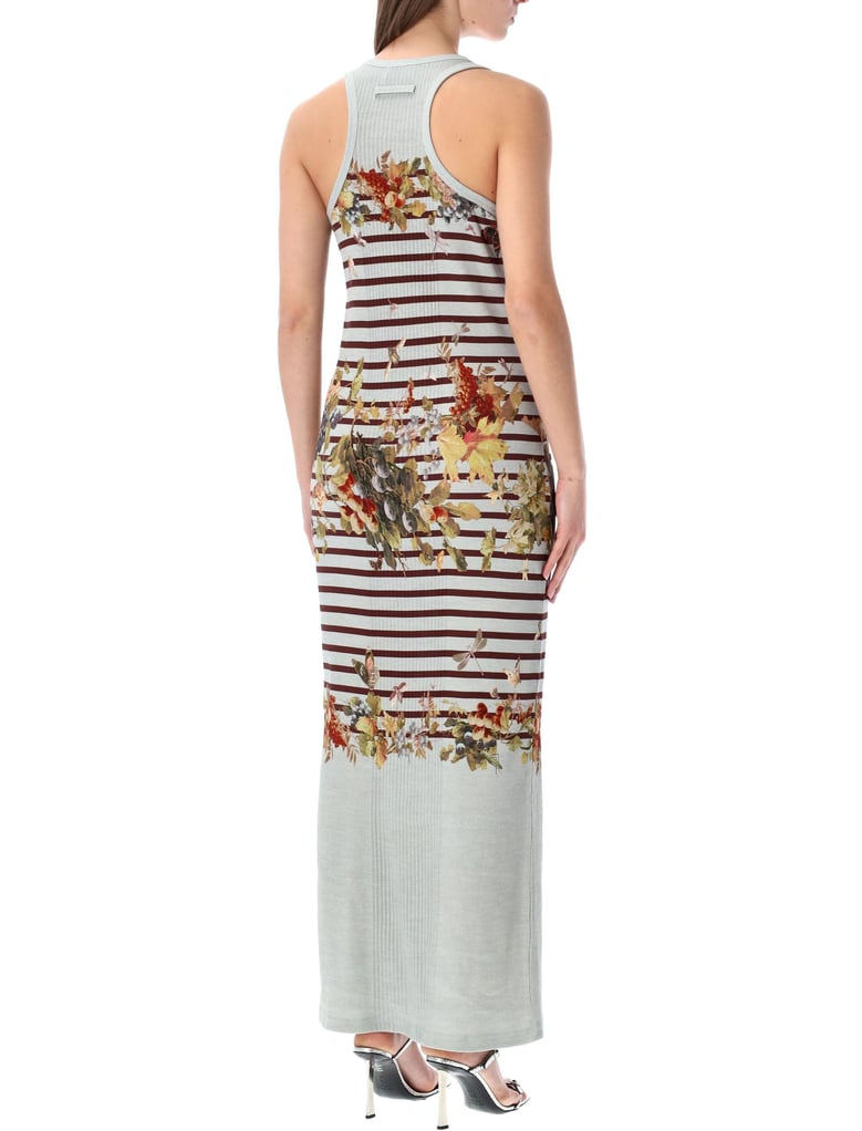 jean paul gaultier marinière grape tank long dress by Selfnex