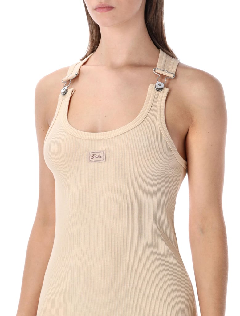 jean paul gaultier ribbed short dress by Selfnex
