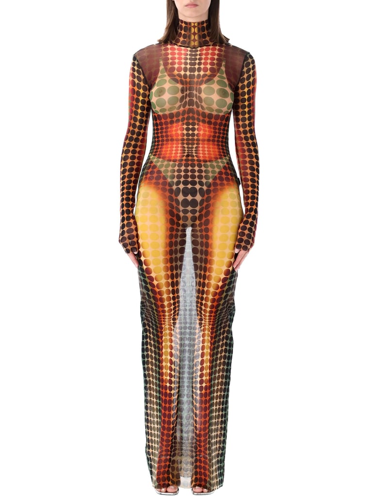 jean paul gaultier dots re-edition long dress by Selfnex
