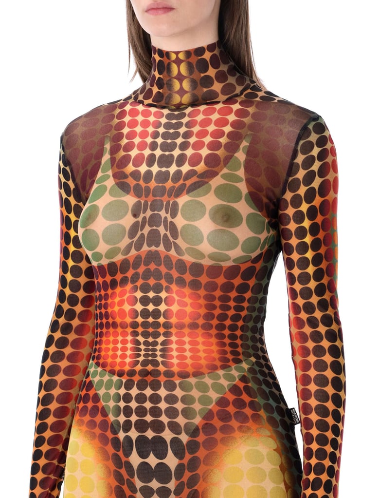 jean paul gaultier dots re-edition long dress by Selfnex