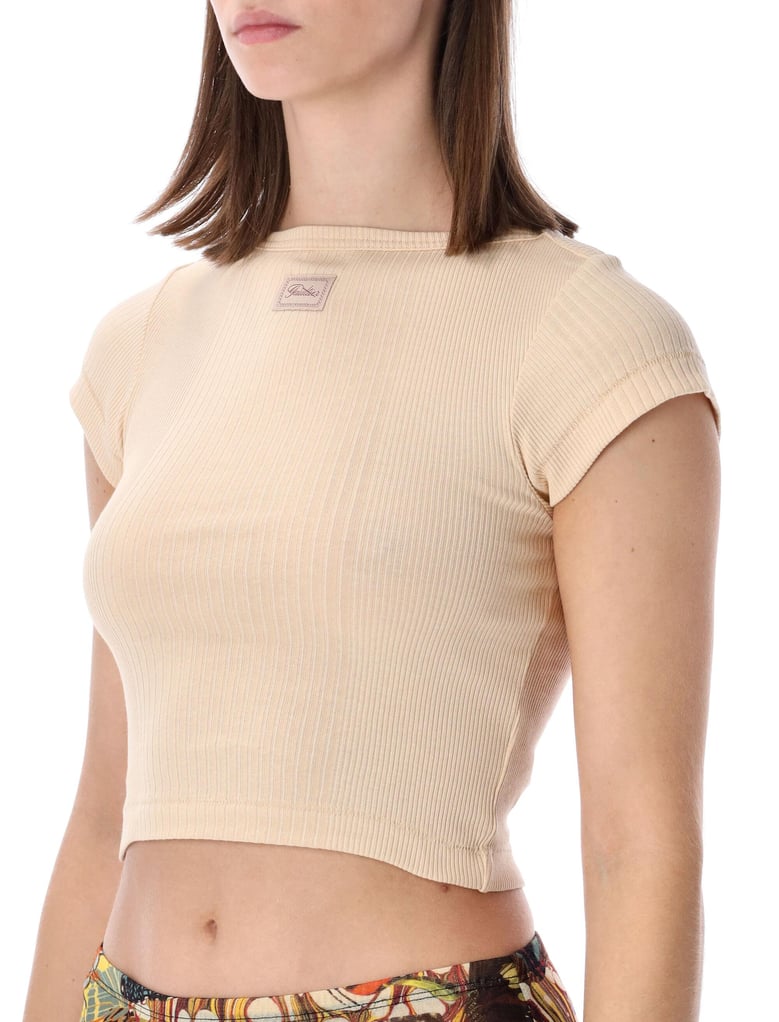 jean paul gaultier ribbed baby tee by Selfnex