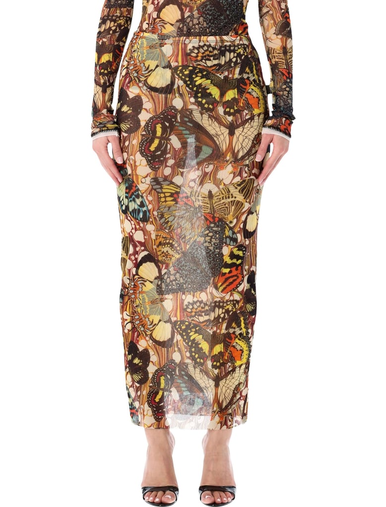 jean paul gaultier re-edition butterfly tulle skirt by Selfnex