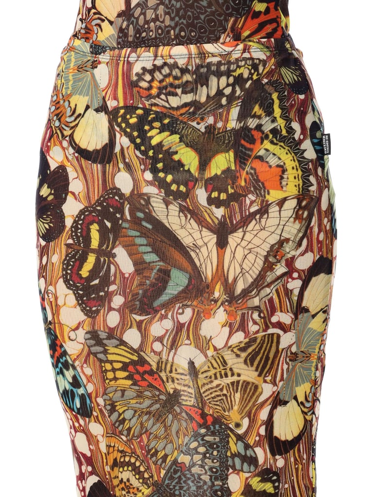 jean paul gaultier re-edition butterfly tulle skirt by Selfnex