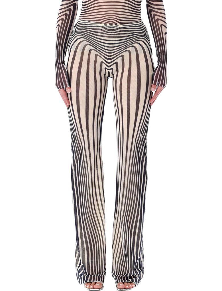 jean paul gaultier re-edition body morphing tulle pants by Selfnex