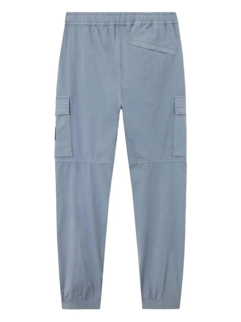 adjustable hem cargo pants grey by Selfnex
