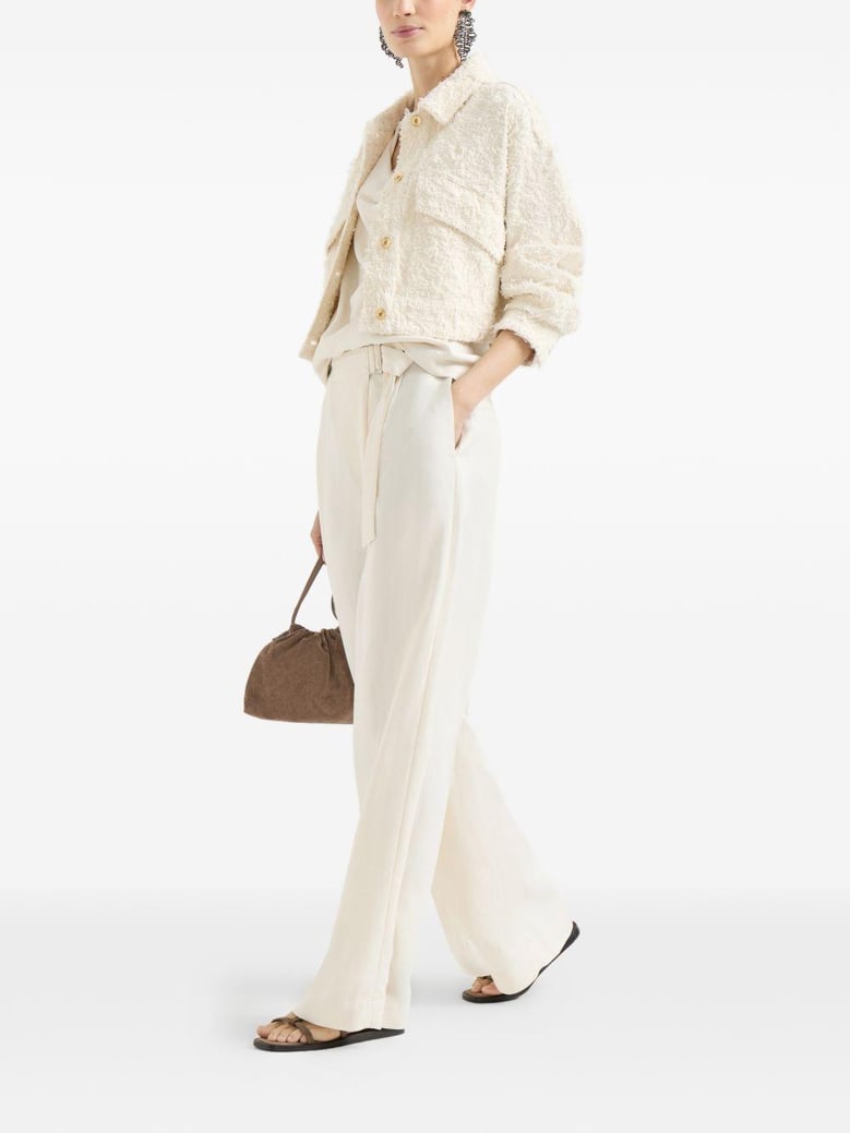 sartorial wrap pants by Selfnex