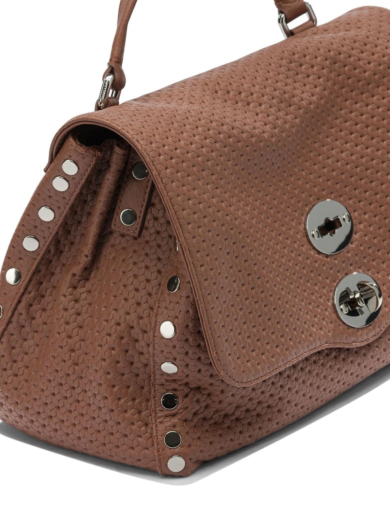 brown leather handbag by Selfnex