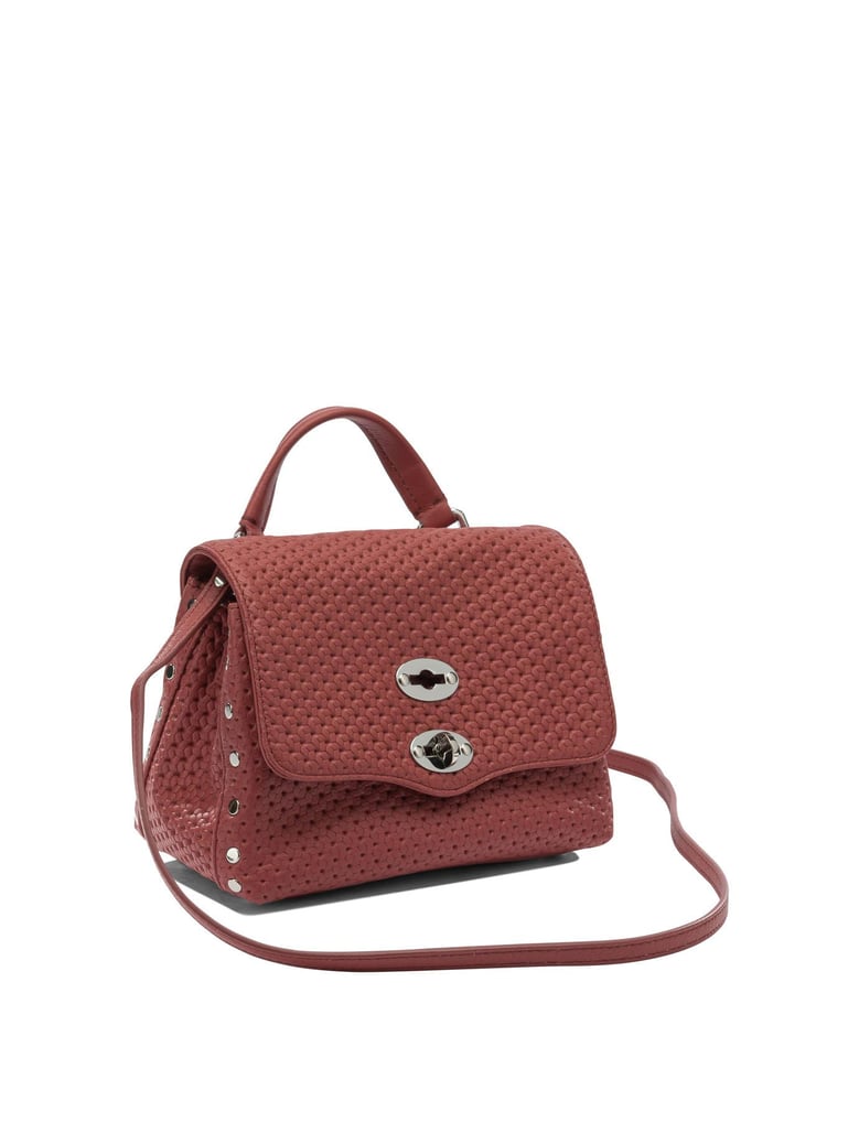 red leather handbag by Selfnex