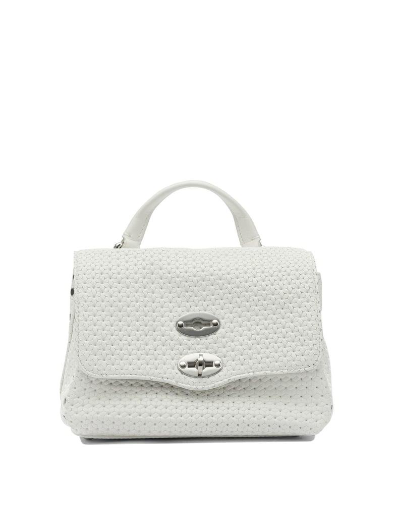 white leather handbag by Selfnex