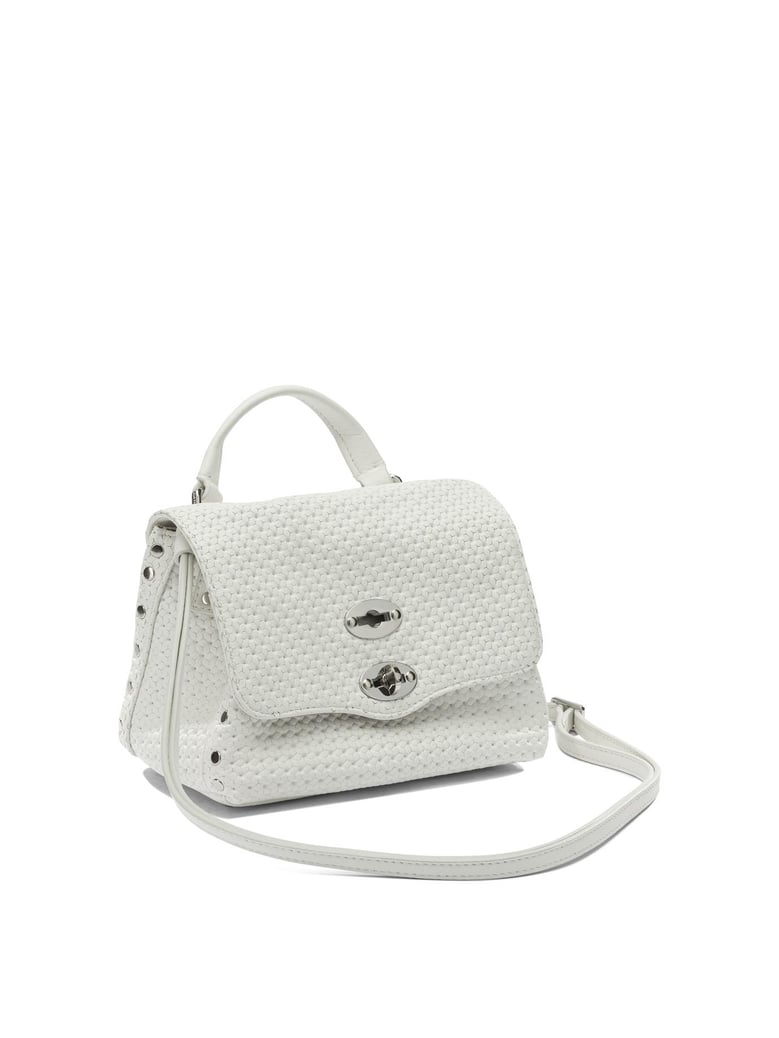 white leather handbag by Selfnex
