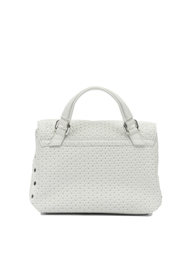 white leather handbag by Selfnex