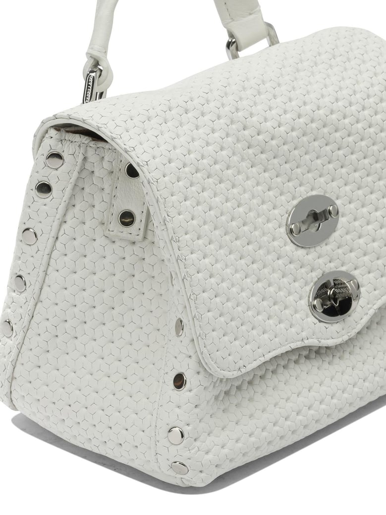 white leather handbag by Selfnex