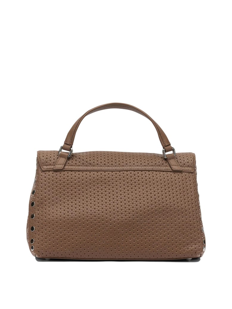 brown leather handbag by Selfnex