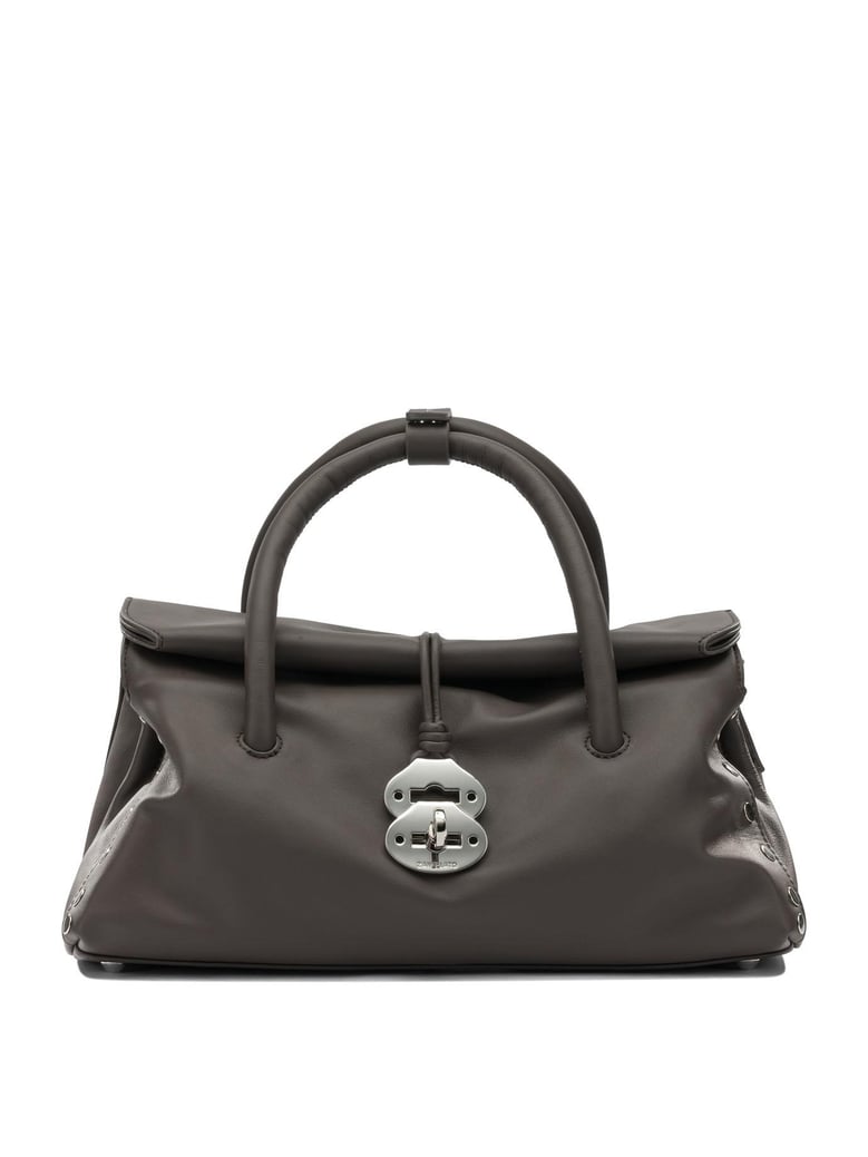brown leather handbag by Selfnex