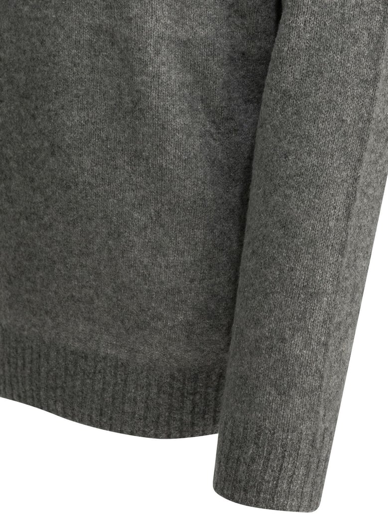 grey cashmere silk knitwear by Selfnex