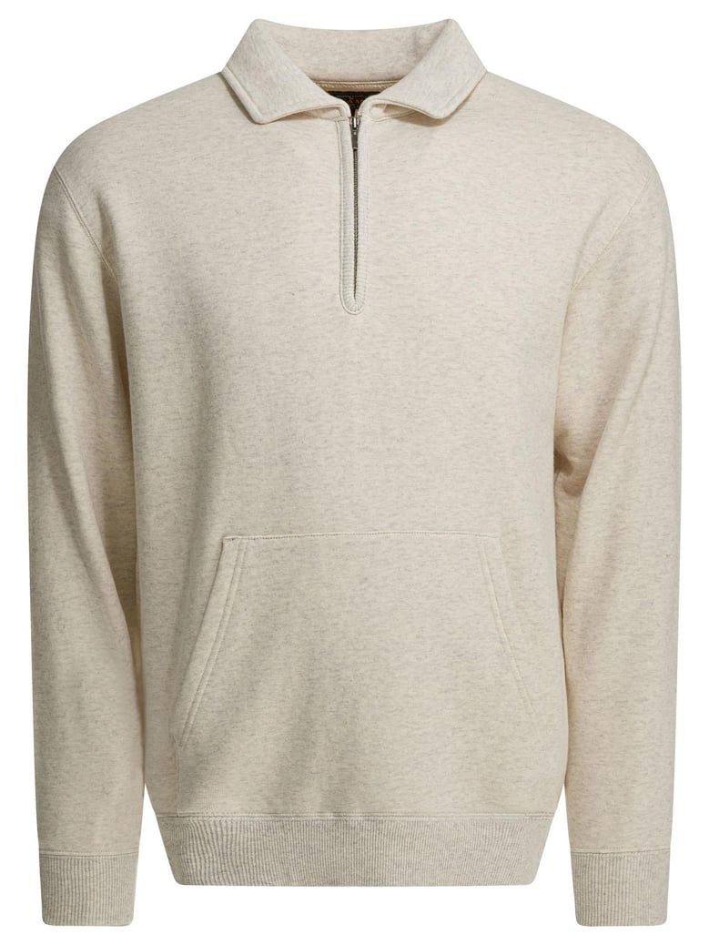 white cotton sweatshirt by Selfnex