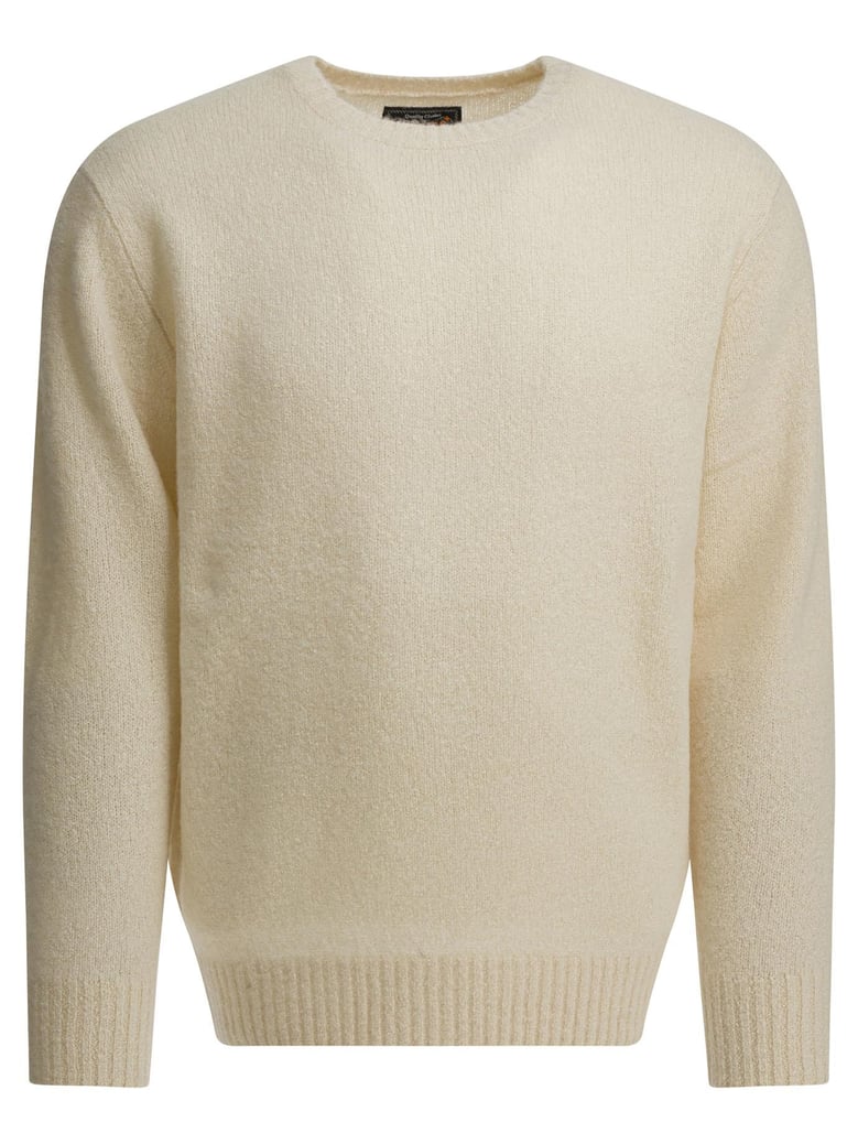 white cashmere silk knitwear by Selfnex