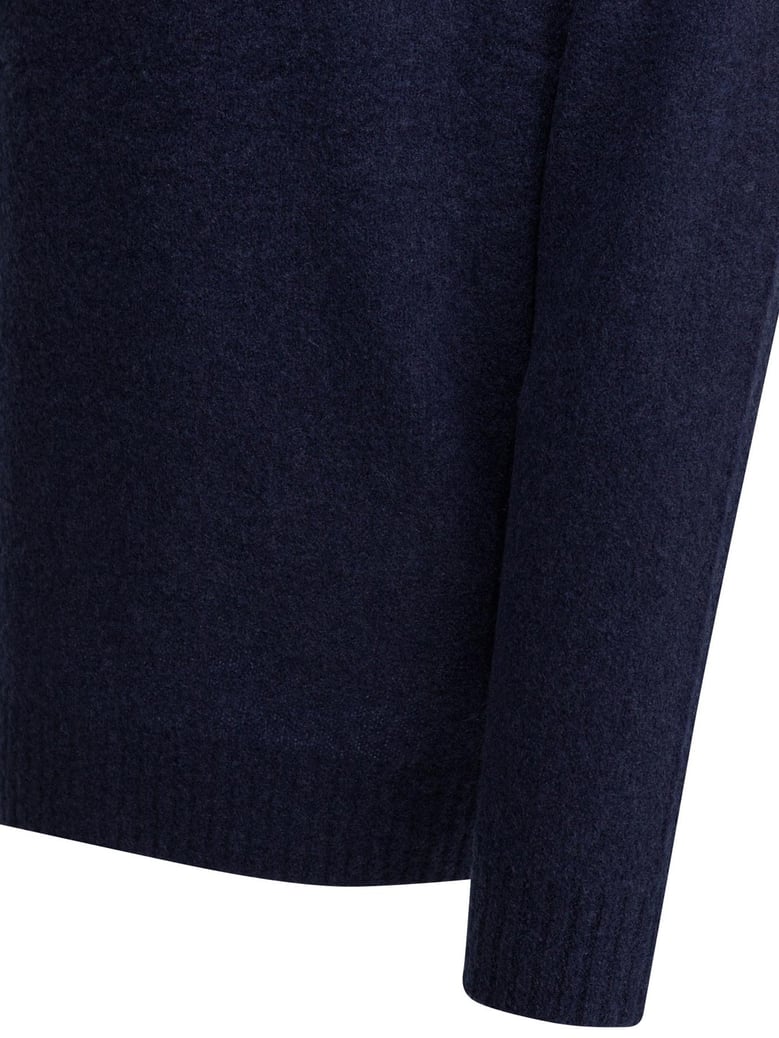 blue cashmere silk knitwear by Selfnex
