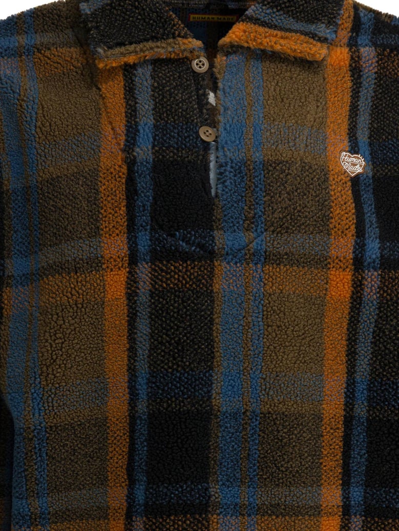 brown polyester wool knitwear by Selfnex
