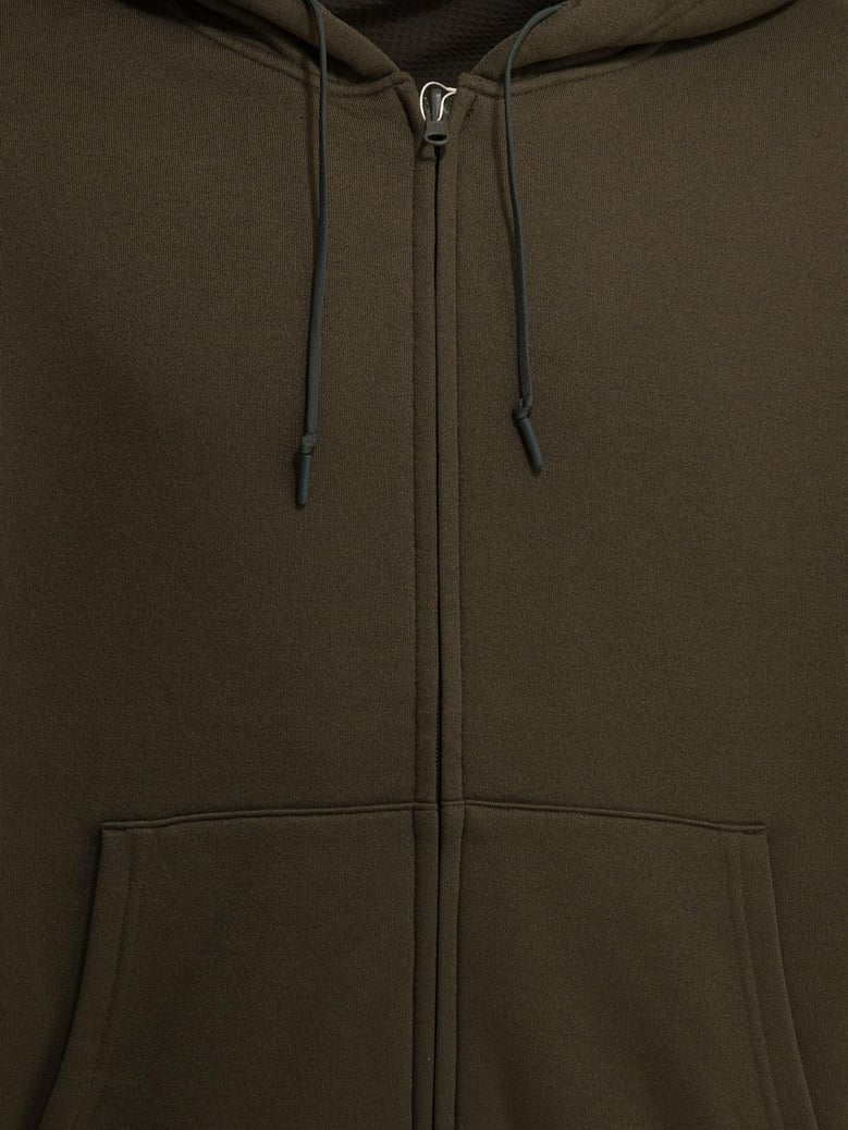 brown polyester sweatshirt by Selfnex