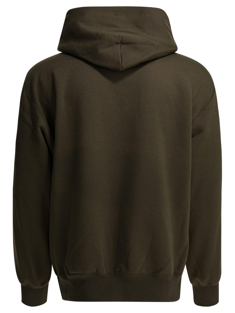 brown polyester sweatshirt by Selfnex