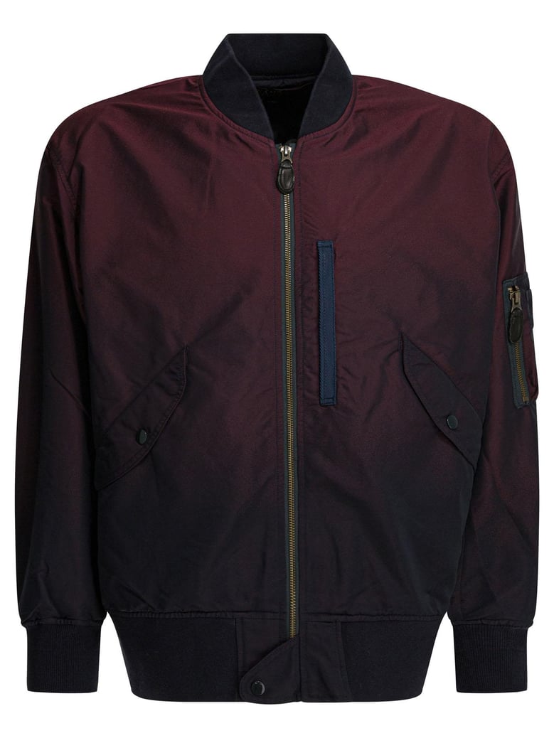 blue polyester jacket by Selfnex